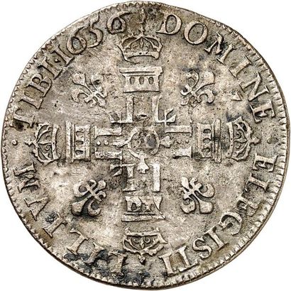 null LOUIS XIV (1643-1715). Lys d'argent 1656 PARIS (A). 7,39 g.
A/LVD.XIIII.D.G.FR.ET.NAV.REX....