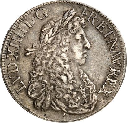 null LOUIS XIV (1643-1715). Écu au buste juvénile 1669 AIX (&). 27,18 g.
A/ LVD.XIIII....