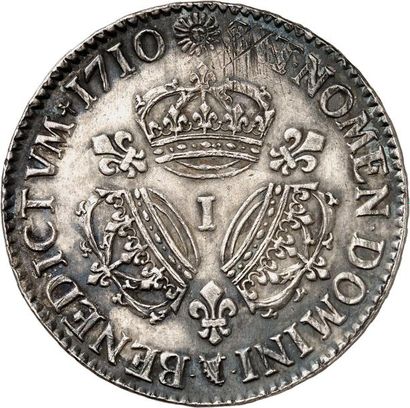 null LOUIS XIV (1643-1715). Écu aux trois couronnes 1710 LIMOGES (I). 30,44 g.
A/...