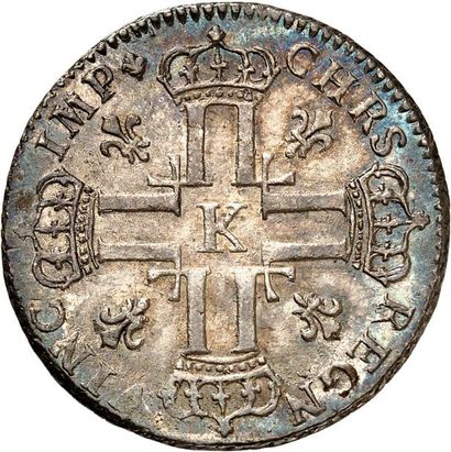 null LOUIS XV (1715-1774). Petit louis d'argent 1720 BORDEAUX (K). 8,17 g.
A/ LUD.XV.D.G.FR.ET.NAV.REX....