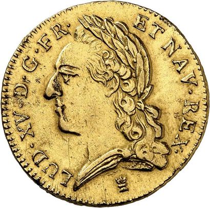 null LOUIS XV (1715-1774). Double louis d'or à la vieille tête 1772 LIMOGES (I)....