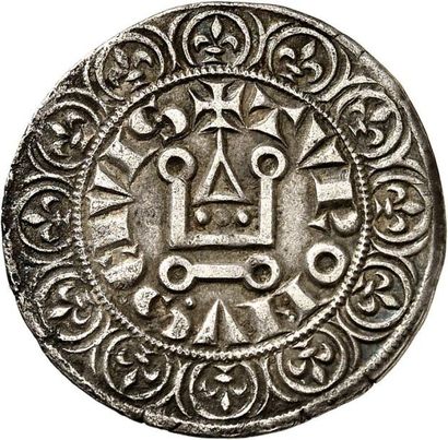 null PHILIPPE III LE HARDI (1270-1285). Gros tournois. 3,98 g. Même description....