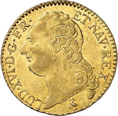 null LOUIS XVI (1774-1792). Louis d'or au buste nu 1786 STRASBOURG (BB). 7,57 g.
A/...