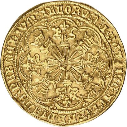 null EDOUARD IV (1461-1485). Noble d'or à la rose ou ryal d'or frappé à LONDRES entre...