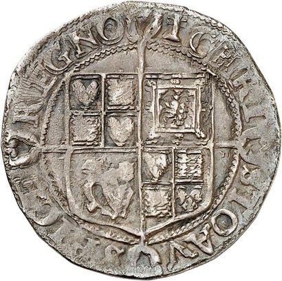 null CHARLES Ier (1625-1649). Shilling d'argent frappé à l'atelier de la Tour en...