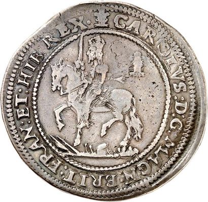 null CHARLES Ier (1625-1649). Période des Guerres Civiles de 1642-1649. Half-pound...