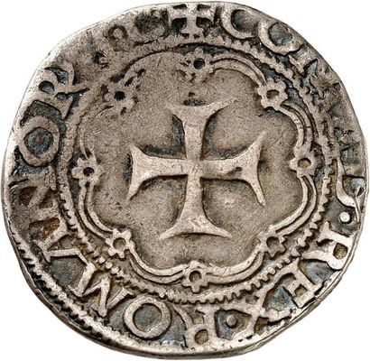 null LOUIS XII (1498-1515). OCCUPATION DE GÊNES (1499-1507). Teston en argent ou...