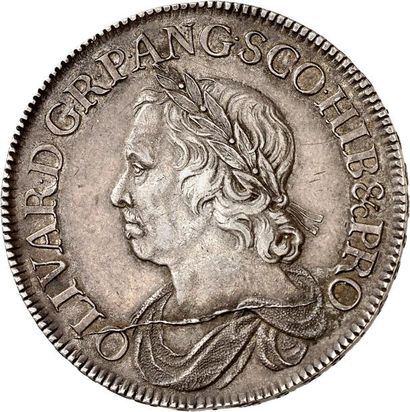 null COMMONWEALTH - OLIVIER CROMWELL, Lord Protecteur (1653-1658).
Couronne d'argent...