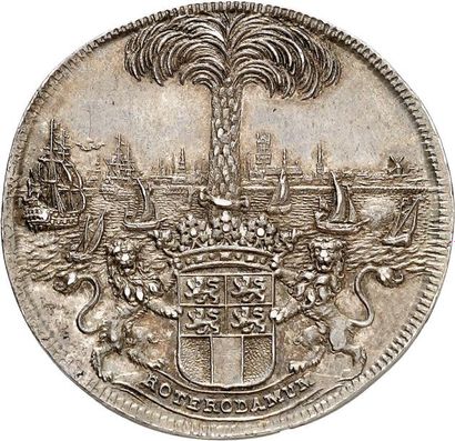 null WILLIAM et MARY (1688-1694). Jeton en argent frappé à ROTTERDAM à l'occasion...