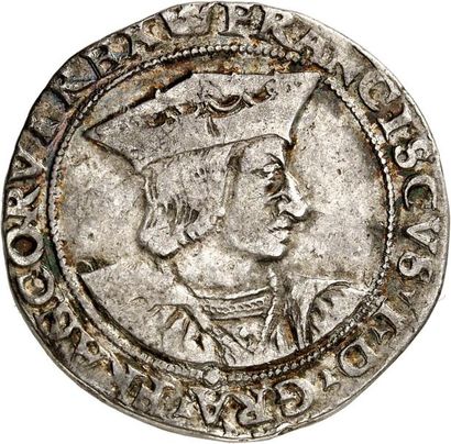 FRANÇOIS Ier (1515-1547). Teston d'argent...