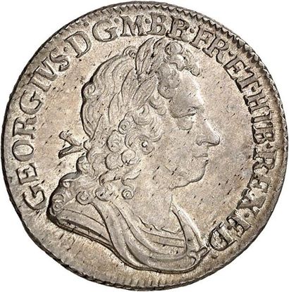 null GEORGE Ier (1714-1727). Shilling 1723. 6,09 g. Sa tête laurée à droite.
R/ C...
