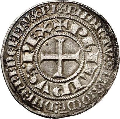 null PHILIPPE III LE HARDI (1270-1285). Gros tournois. 3,98 g. Même description....