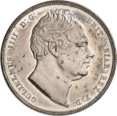 null WILLIAM IV (1830-1837). Demi couronne 1836. 14,11 g. Sa tête nue à droite.
R/...