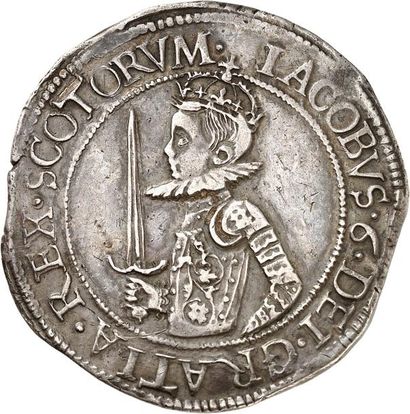 null JAMES VI (1567-1625). Écu en argent de 30 shillings 1582. 4ème type. 22,25 g....