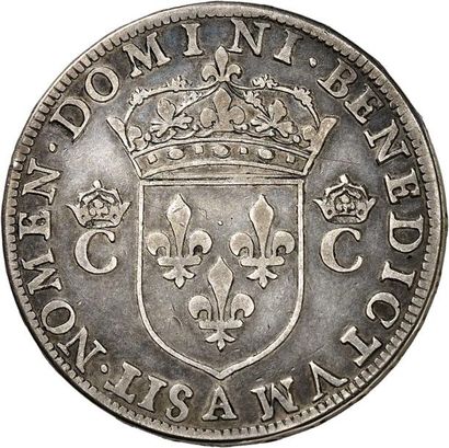 null CHARLES IX (1560-1574) Piéfort du teston d'argent 1573 PARIS (poids double)....