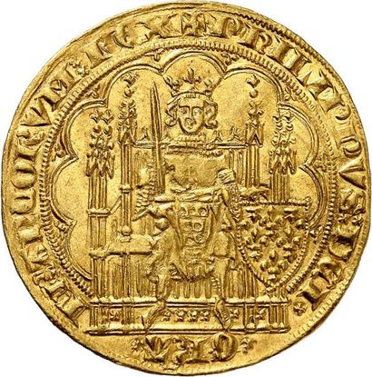 PHILIPPE VI DE VALOIS (1328-1350). Écu d'or...