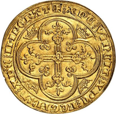 null PHILIPPE VI DE VALOIS (1328-1350). Lion d'or. Émission du 31 octobre 1338. 4,66...