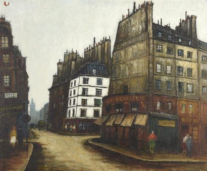 TABLEAUX Maurice FALLIES (1883-1965)

Rue Saint-Denis

Huile sur panneau, signée...