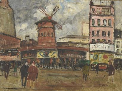 TABLEAUX Maurice FALLIES (1883-1965)

Le Moulin Rouge à Montmartre

Huile sur carton,...