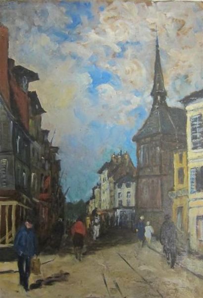 TABLEAUX Maurice FALLIES(1883 - 1965) [2]

-"Chevet de l'église Saint Séverin"

Huile...