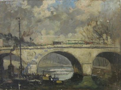 TABLEAUX Maurice FALLIES (1883 - 1965) [4]

-"pont Napoléon"

Huile sur carton, tampon...