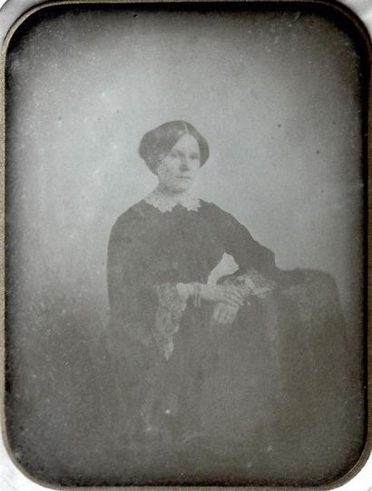 PHOTOGRAPHIES Jean-Baptiste Sabatier-Blot (1801-1881). Portrait de Bianca Milesi,...