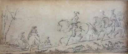 DESSINS Ecole Française XVIII° siècle

"Cavaliers" et "Scène de bataille"

Deux dessins...