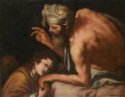 TABLEAUX Ecole Italienne du XVII° siècle

"Isaac bénissant Jacob"

Toile

63 x 81,5...