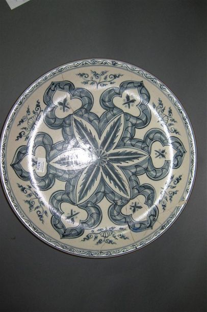 null VIETNAM - XXe siècle

Grand plat en porcelaine décorée en bleu sous couverte...