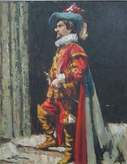 null Marc REBIERRE (1934) [2]

- "Cyrano de Bergerac"

Huile sur toile, signée en...