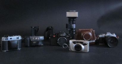 null Lot d'appareils de photographie anciens de marques ZEISS, LEICA etc