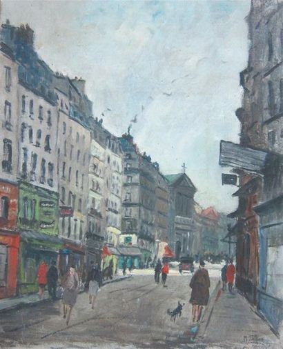 null Maurice FALLIES (1883 - 1965) [3]

-"Rue animée"

Huile sur carton, cachet de...