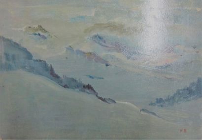 null Henri DAVY (1913-1988)

Paysage de montagne

Campagne

Bateau dans une baie

Soleil...
