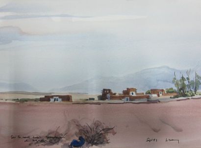 null Henri DAVY (1913-1988)

Sud marocain, vers la Mauritanie

Aquarelle signée en...