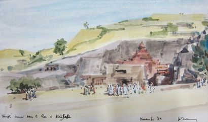 null Henri DAVY (1913-1988)

Agra, le Taj-Mahal

Aquarelle signée en bas à droite,...