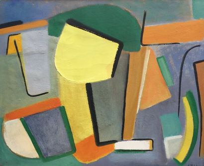 null Arlette MARTIN (née en 1924)

Composition abstraite

Huile sur toile, signée...