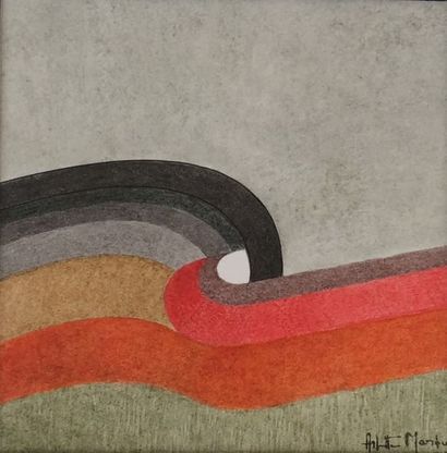 null Arlette MARTIN (née en 1924)

Composition

Aquarelle et crayons sur papier,...