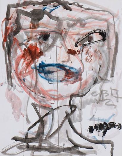 null COJAN Aurel (1914-2005),

Visage de femme aux lèvres bleues

Aquarelle sur papier,...