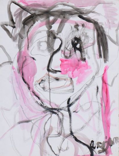 null COJAN Aurel (1914-2005),

Visage noir et rose

Aquarelle sur papier, signé en...
