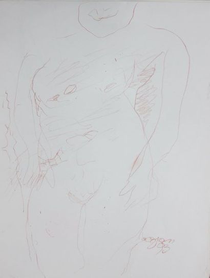 null COJAN Aurel (1914-2005),

Etude de corps de femme

Pastel gras marron sur papier,...