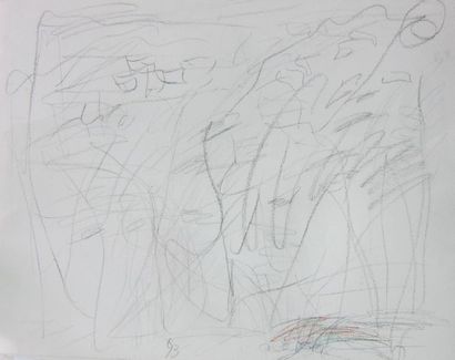 null COJAN Aurel (1914-2005),

Composition abstraite

Pastel gras noir sur papier,...