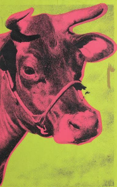 d'après Andy WARHOL (1928-1987) 
Cow, (wallpaper) 1966
Sérigraphie en couleurs, sans...