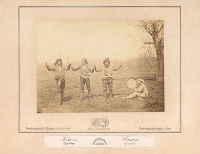 Ivan RAOULT (act.1870-1884) 
Gouriens de la région du Caucase. c.1875
Épreuves albuminée...