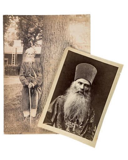 RELIGIEUX RUSSE RELIGIEUX RUSSE
Portraits de pèlerin et prêtre orthodoxe. c.1880
Deux...