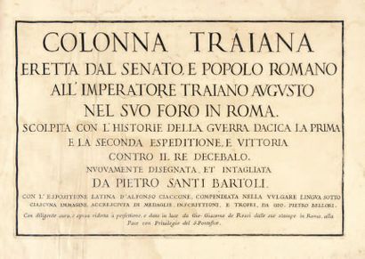 Bartoli, Pietro Santi - Colonna Traiana eretta dal senato, e popolo romano all’ imperatore...