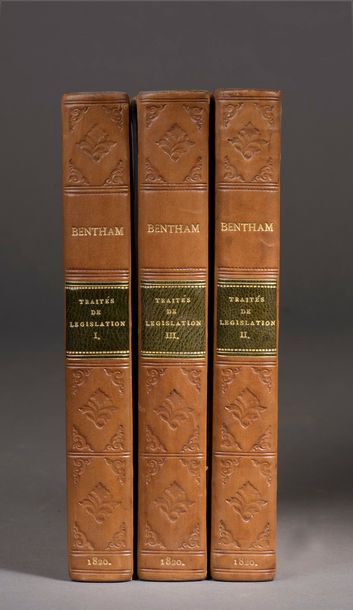 BENTHAM, Jérémie Traités de Législation civile et pénale; ouvrage extrait des manuscrits...