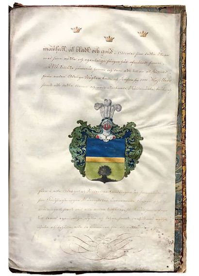 CHARLES XIII [Stockholm, 1748 - id., 1818], roi de Suède et de Norvège 
Manuscrit...