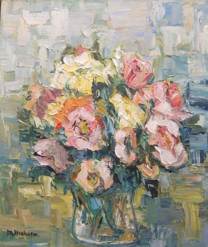 null M. MALCOLM (XX° siècle)

Bouquet de roses

Huile sur toile, signée en bas à...