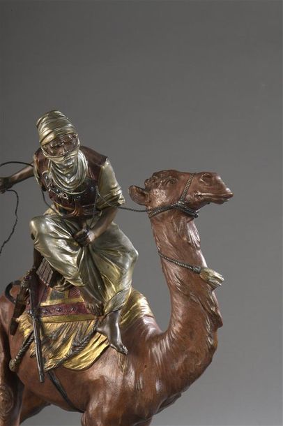 null Edouard DROUOT (1859-1945)

Le Méhariste

Bronze à patinepolychrome, signé sur...