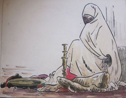 null Jules Louis MORETEAU (1886-1950)

Lot de dessins orientalistes : études de personnages,...